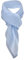 TigerTie Damen Chiffon Halstuch blau hellblau Uni Gr. 90 cm x 90 cm - Schal