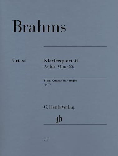 Klavierquartett A-Dur Opus 26 - Piano Quartet - Set