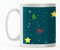 1art1 Noël Nuit Étoilée Sapin Tasse À Café Mug 9x8 cm