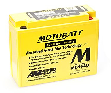 MotoBatt Quadflex Mb16au batterie pour une Ducati 400 Monster tous les modèles (1995–2006)