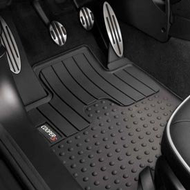 Original OEM Mini Cooper Allwetter-Fußmatten mit Cooper S Logo (passend für 2012 Mini Coupes & 2012 Mini Roadsters)