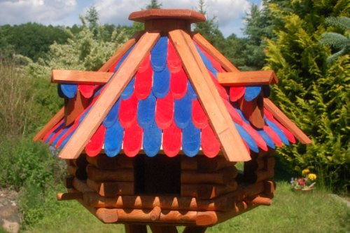 Vogelhaus Futterhaus Futterhäuschen Vogelvilla Fussball Fan FC (klein)