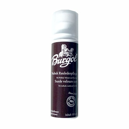 Burgol Nubuk- Wildlederpflege 100 ml Flasche mit Schwammaufträger: Farbe: dunkelbraun