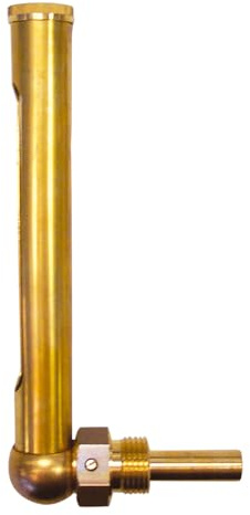 Thermador - Thermometer, Heizung, vertikal, Winkel 0 bis 130 °C