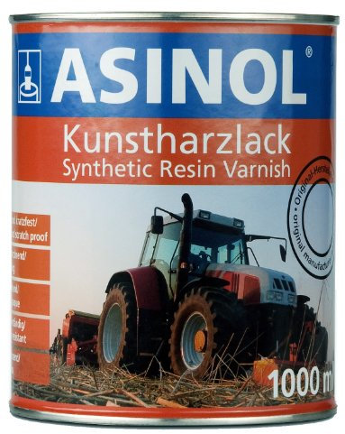 ASINOL Bucher gelb 1.000 ml Kunstharzlack Farbe Lack 1l Liter Dose