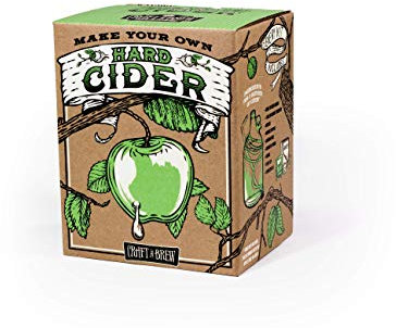 Craft A Brew Kit de Sidra Dura; Kit para hacer cerveza; Haz tu propia cerveza artesanal; Equipos y Suministros Completos; Kit de elaboración de cerveza casera de inicio; 1 galón