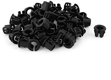 sourcing map 50Stk Kabel Kabelbaum Beschützer Schnappbuchsen OSB OSB-10 6mm de