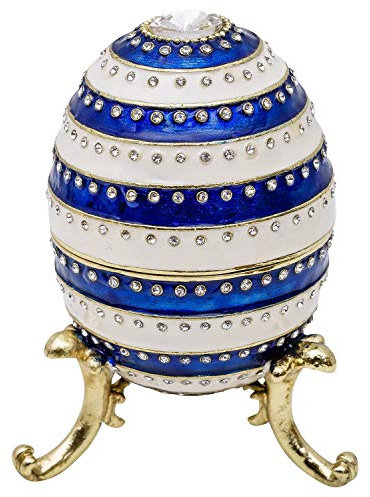 aubaho Schmuckei Schmuckschatulle Pillendose Ei Schmuckdose Osterei Jewelry