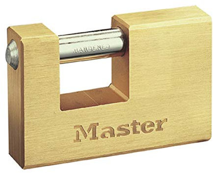 Master Lock - 607EURD - Cadenas laiton rectangulaire - 76 mm