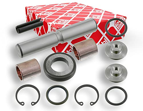 febi bilstein 04581 Achsschenkelbolzensatz mit Gleitlager, Einzelsatz, 1 | Kompatibel mit: MERCEDES-BENZ T1 Bus, T1 Bus, T1 Kasten, T1 Kasten, T1 Pritsche/Fahrgestell, T1 Pritsche/Fahrgestell