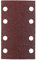 kwb Schleifstreifen 80x133 mm aus Edelkorund mit Körnung 120, werkzeugloser Wechsel, Vollkunstharz-Verleimung und verstärkter Papierträger für den mittelfeinen Schliff von Holz und Metall