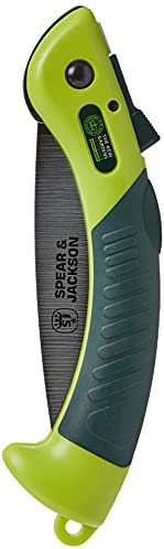 Spear & Jackson 4960KEW Kew Gardens Collection Folding Pruning Saw, Green, Medium