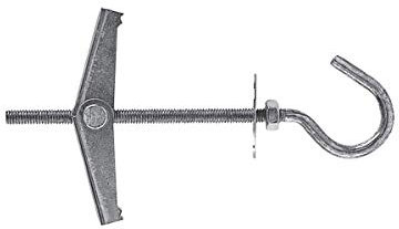 fischer | taco vuelco KDH M4- Tacos Compatibles con Placas de Yeso PLADUR®, escayola- colgar ventilador techos,lampara de techo (25 uds)