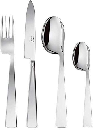 Sambonet Conca Giò Ponti Set di Posate da 24 pz., Servizio, Coltello, Cucchiaio, Forchetta, Acciaio Inox, 52538-82