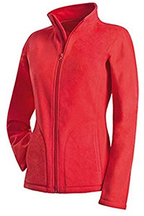 Stedman Apparel Women's Active Fleece/ST5100 Long Sleeve Sweatshirt, Scarlet Red, Size 16 (Manufacturer Size:X-Large)