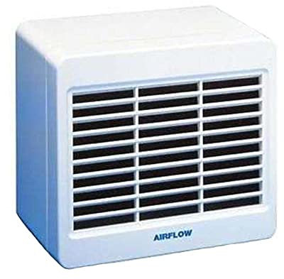 Airflow® Loovent TM01-100mm/4” Extractor Fan with Adjustable Timer 5–45 Mins – Centrifugal Design, 31 l/s Airflow, Anti-Backdraught Flap, 3-Year Warranty