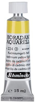 Schmincke – HORADAM® AQUARELL - feinste Künstler-Aquarellfarben, Kadmiumgelb hell - 15 ml