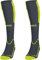 JAKO Unisex Lazio Stutzenstrumpf, Anthrazit/Lime, 35-38 EU