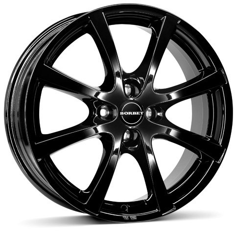 Borbet CWD black glossy 6x15 ET68 5.00x118 Hub Bore 71.10 mm - Alu felgen