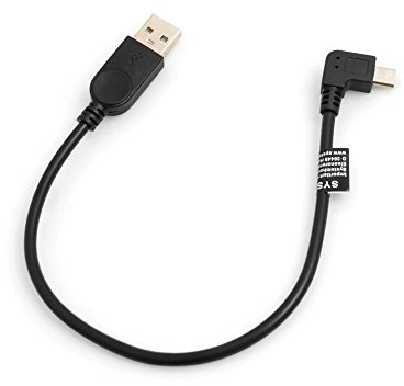 SYSTEM-S Cavi Micro USB 90° Angolo angolata ca. 27 cm de