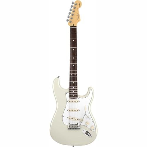 Fender 0119600805 Jeff Beck Stratocaster Palisander Griffbrett E-Gitarre - Olympic White