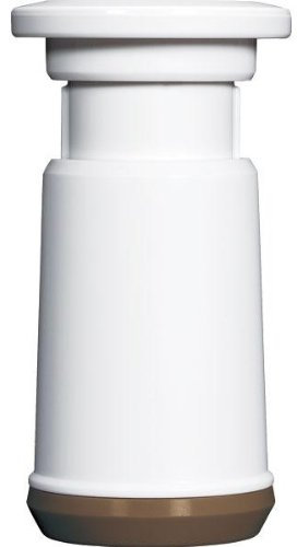 Vacuumsaver Bomba de Vaciado, Plástico, Marrón y Blanco, 9x5x9 cm