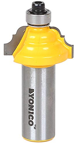 Yonico 13122 5/16-Inch Classical Roman Ogee Edge Forming Router Bit 1/2-Inch Shank