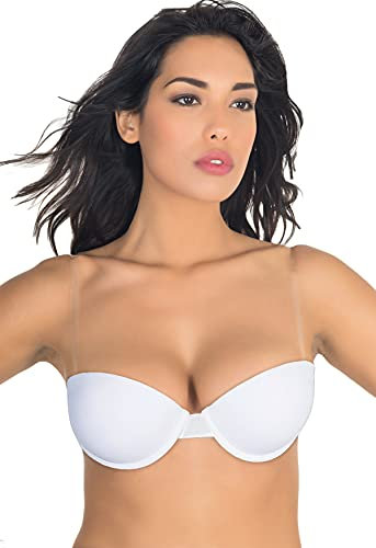 Aris Reggiseno Balconcino Con Ferretto Samantha Coppa B - Bianco, 4