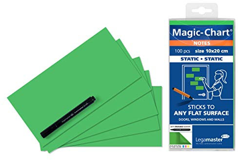 Legamaster Magic-Chart Notes 10x20cm grün 100 St.