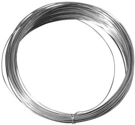 Rayher 2410000 Silberdraht mit Kupferkern, 0,30 mm ø, SB-Btl. 25 m