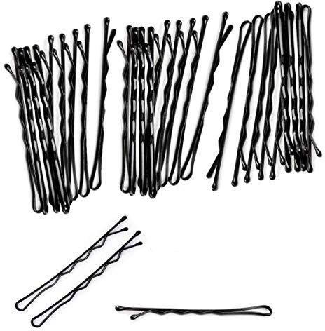 Lot de 36 pinces épingles à cheveux pour chignon noir 4,50 cm