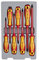 KING TONY 30617MR Jeu de Tournevis Isolé 1000V à Fente et Phillips®, Set de 7