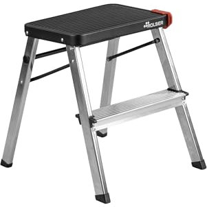 Sgabello Rolser Pieghevole Alluminio M2 - Nero