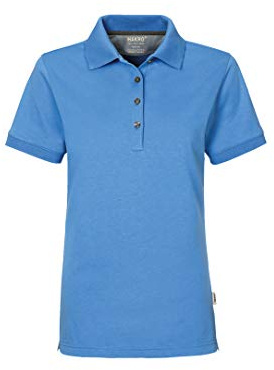 Women-Poloshirt Cotton-Tec, HK214-malibu-blue, 2XL