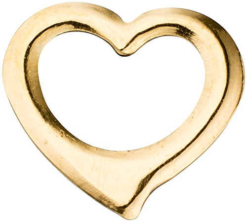 Jobo Kinder-Anhänger Schwingherz aus 14 Karat 585 Gold