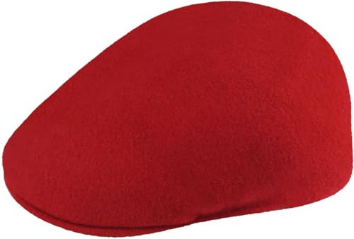 kangol Herren Wool 504 Mütze, Rot, XL