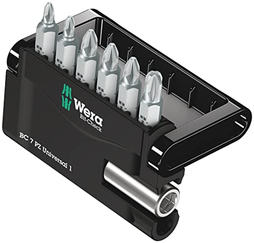Wera Bit-Sortiment, Bit-Check 7 PZ Universal 1, 7-teilig, 05056296001