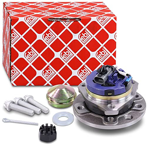 febi bilstein 24164 Radlagersatz mit Radnabe und Anbaumaterial, 1 Stück | Kompatibel mit: OPEL ASTRA G Cabriolet, ASTRA G Caravan, ASTRA G CC, ASTRA G CLASSIC Caravan, ASTRA G CLASSIC Stufenheck