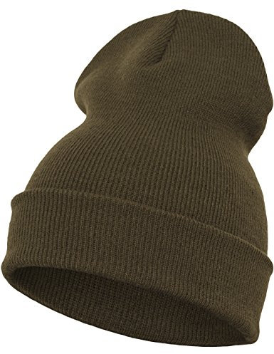 Flexfit Mütze Heavyweight Long Beanie, Olive, one Size