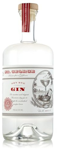 St. George Dry Rye Gin, 1er Pack (1 x 700 ml)