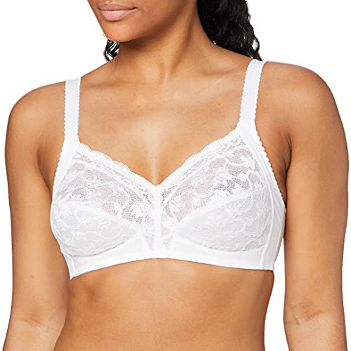 Triumph Womens Delicate Doreen Non-wired Bra, White, 36E UK