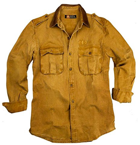 KAKADU Traders »Southern Cross« Outdoor Hemd Farbe Mustard, Größe M