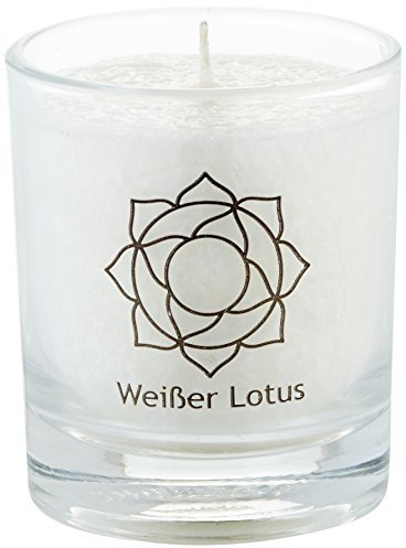Palm Light Chakra Kerze, Weiß