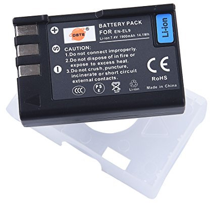 DSTE® EN-EL9 Ricaricabile Li-ion Batteria per Nikon D40 D40x D60 D3000 D5000 Macchina Fotografica