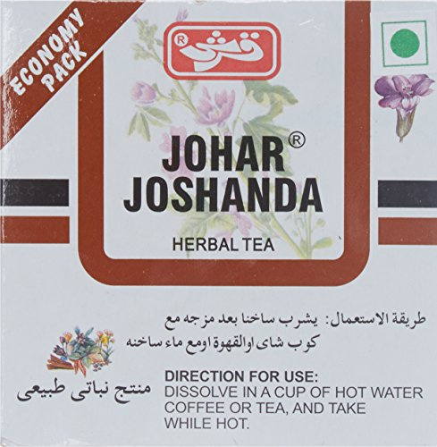 Qarshi Johar Joshanda Natural Peppermint Herbal Tea - 6 Count (Pack of 1) Sachets