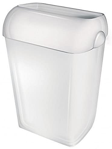 ALLCARE 5650 PlastiQline PQA43 Abfallbehälter 23 L halboffenen Kunststoff Weiß, 43L