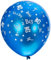 Amscan INT995697 - Latexballons Globaldruck It's a Boy, 6 Stück, circa 28 cm, Geburt, Geschenk, Dekoration, Luftballon, Blau
