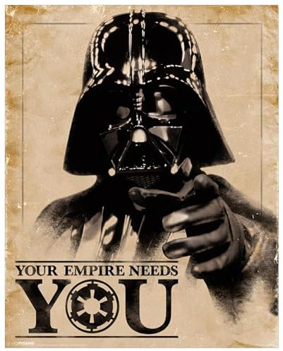 Star Wars Poster Darth Vader, Das Imperium Braucht Dich Mini-Poster 50x40 cm