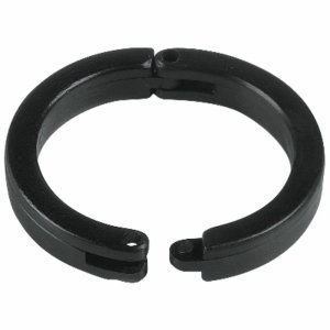 Laurel Ringbinder, 23 x 4.2 x 23 mm, SB-Beutel a 10 Stück, schwarz