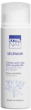 CYTOLNAT Selenium Anti-Aging Anti-Falten Creme 50ml | Antioxidative Feuchtigkeitspflege für Empfindliche Haut | Gesicht, Hals & Dekolleté | Glättend & Straffend